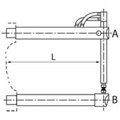 Picture of Ind Sus S/Gun Straight Lower Arm L=1030mm   