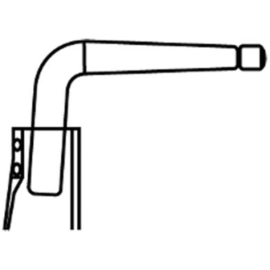 Picture of Bent Long Electrode Holder L=133mm D=22mm