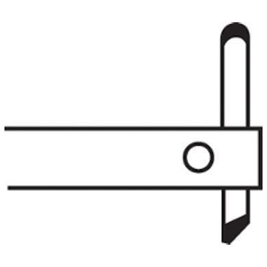 Picture of Electrode Lower 12mm x 45mm               