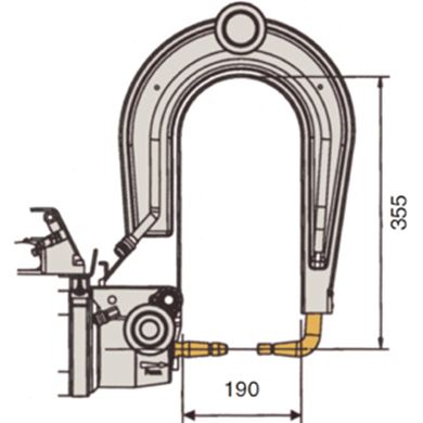 Picture of Air Cooled Medium Arm L=356mm             