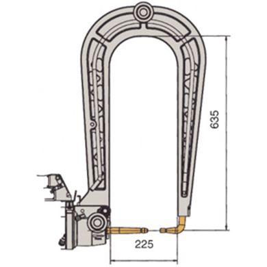 Picture of Air Cooled Long Arm L=637mm               