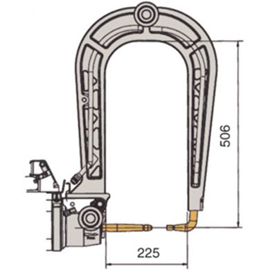 Picture of Air Cooled Medium Long Arm L=450mm        