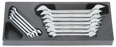 Picture of Double Open End Metric Wrench Set 11pc