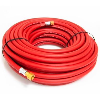 Picture of Acetylene Fitted Hose 8mm (5/16") x 30M c/w Hose Check Valves (3/8")