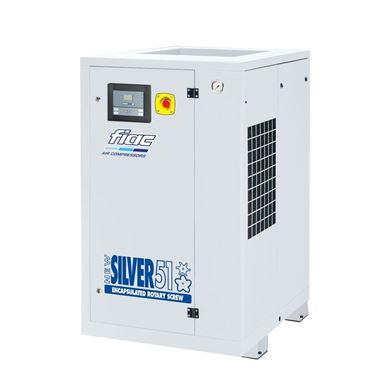 Picture of New Silver 51 50HP  Floor Mounted Screw Compressor