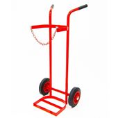 Picture of Single Oxy/Acetylene Cylinder Trolley 8" Wheels