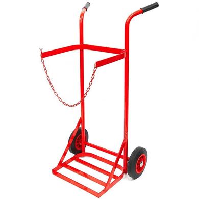 Picture of Single Propane Cylinder Trolley 8" Wheels