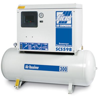 Picture of SCS598/300 Low Noise Compressor 5.5HP 270L 400V