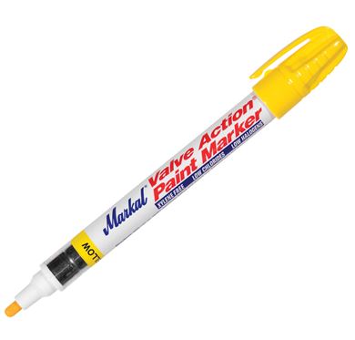 Picture of Markal Valve Action Liquid Paint Marker (Yellow)