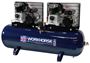 Picture of Workhorse Tandem Air Compressor 2 x 3HP 250L 230V