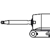 Picture of Long Electrode Holder L=170mm 16mm Caps   