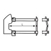 Picture of Arms c/w Electrodes Straight L=125mm (Pair) 10mm