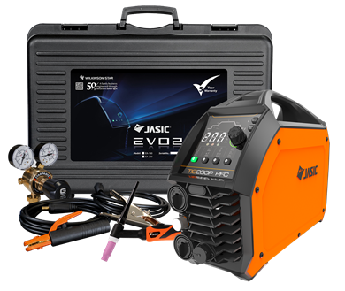 Picture of Jasic EVO TIG 200P DC PFC Pulse Inverter Package